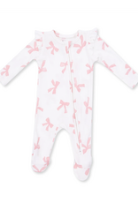 Angel Dear ADF26 2 Way Zipper Ruffle Sleeve Footie Pretty Bows