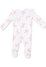 Angel Dear ADF26 2 Way Zipper Ruffle Sleeve Footie Pretty Bows