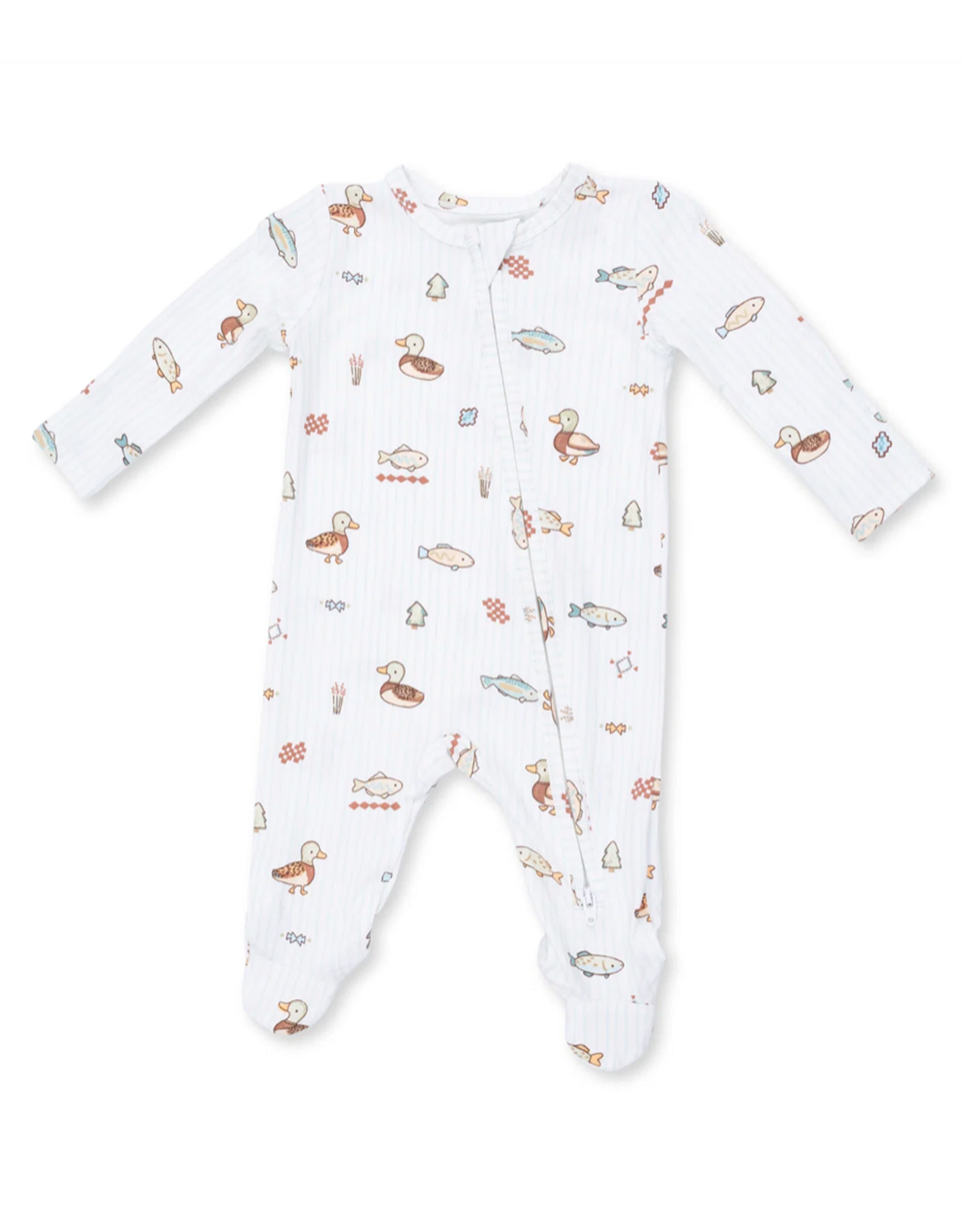 Angel Dear ADF26 2 Way Zipper Footie Lake Cuties
