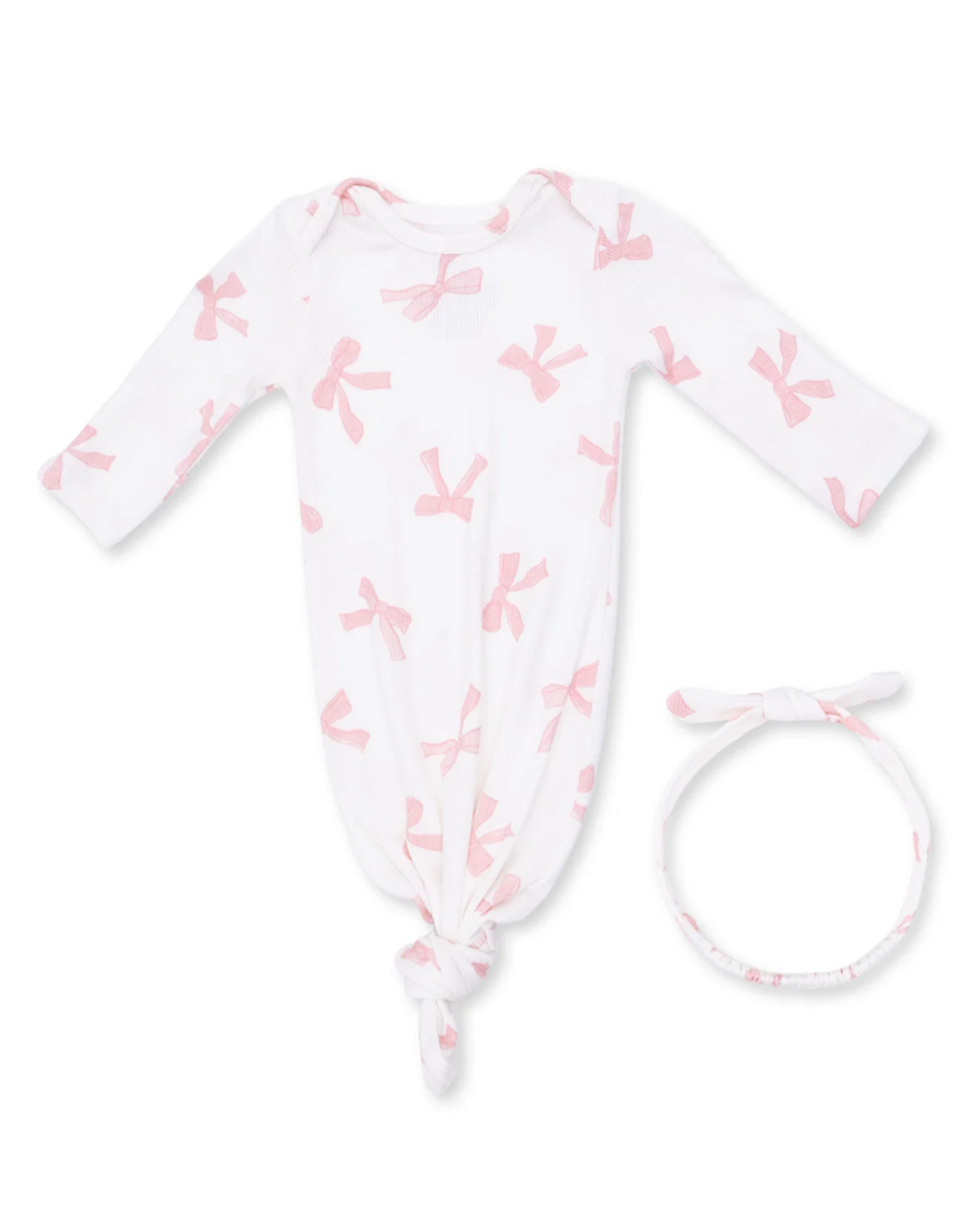 Angel Dear ADF26 Knotted Gown & Headband Pretty Bows