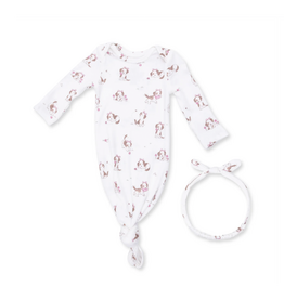 Angel Dear Knotted Gown & Headband Explorer Puppy Pink
