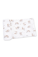 Angel Dear ADF26 Swaddle Blanket 45x45 Explorer Puppy Blue