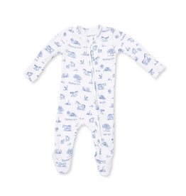 Angel Dear 2 Way Zipper Footie Farm Friends