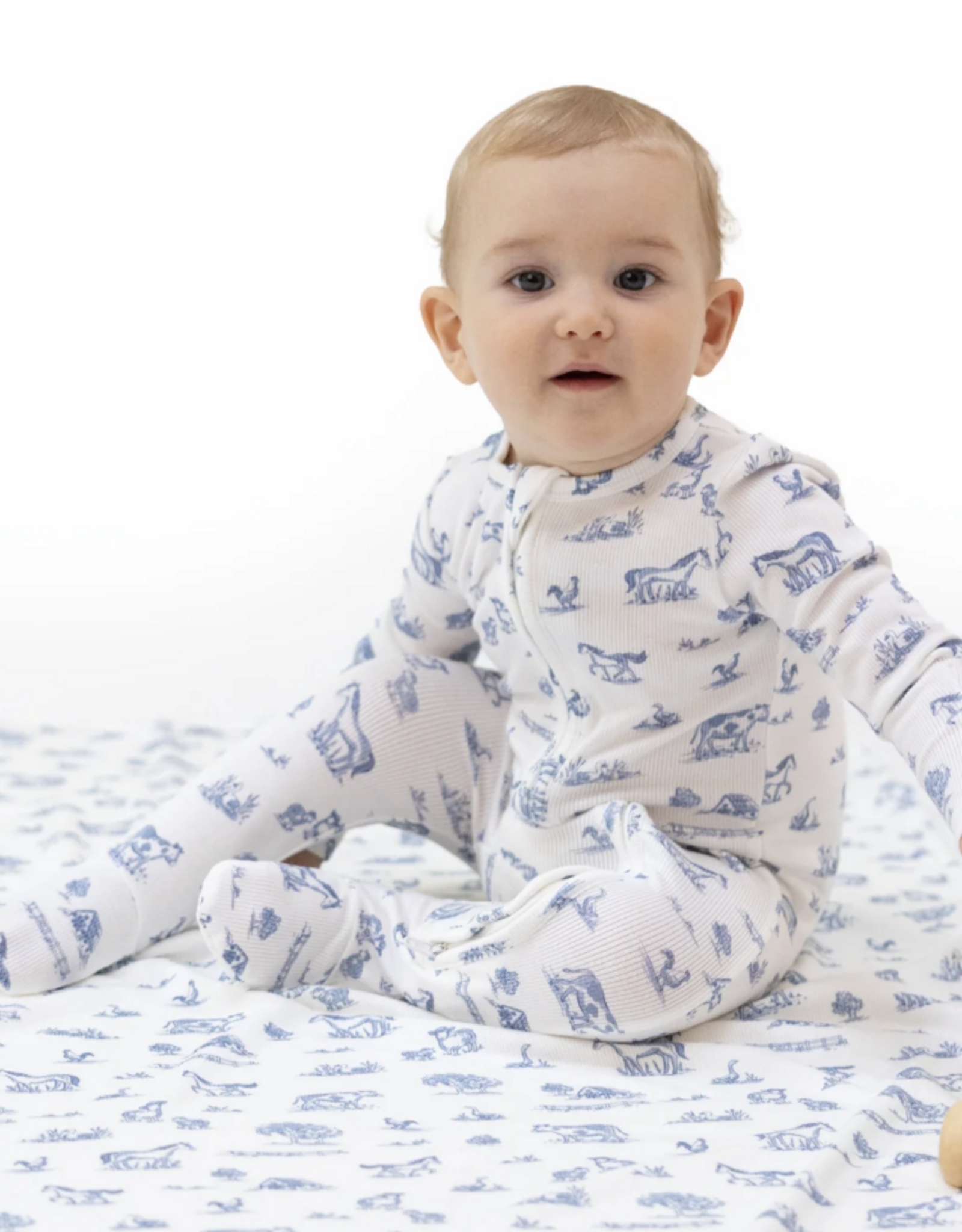 Angel Dear ADF26 2 Way Zipper Footie Farm Friends