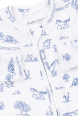 Angel Dear ADF26 2 Way Zipper Footie Farm Friends