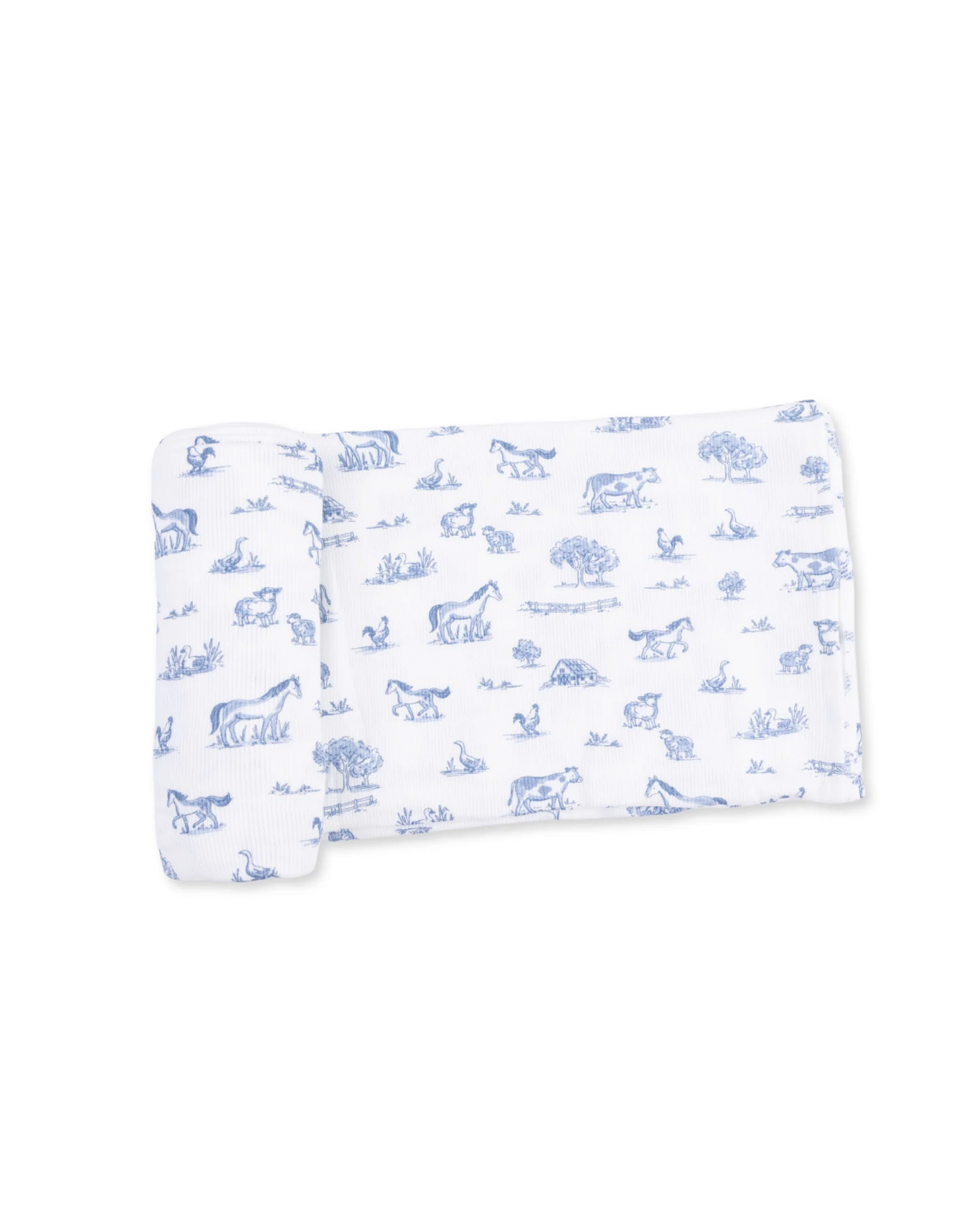 Angel Dear ADF26 Swaddle Blanket 45x45 Farm Friends