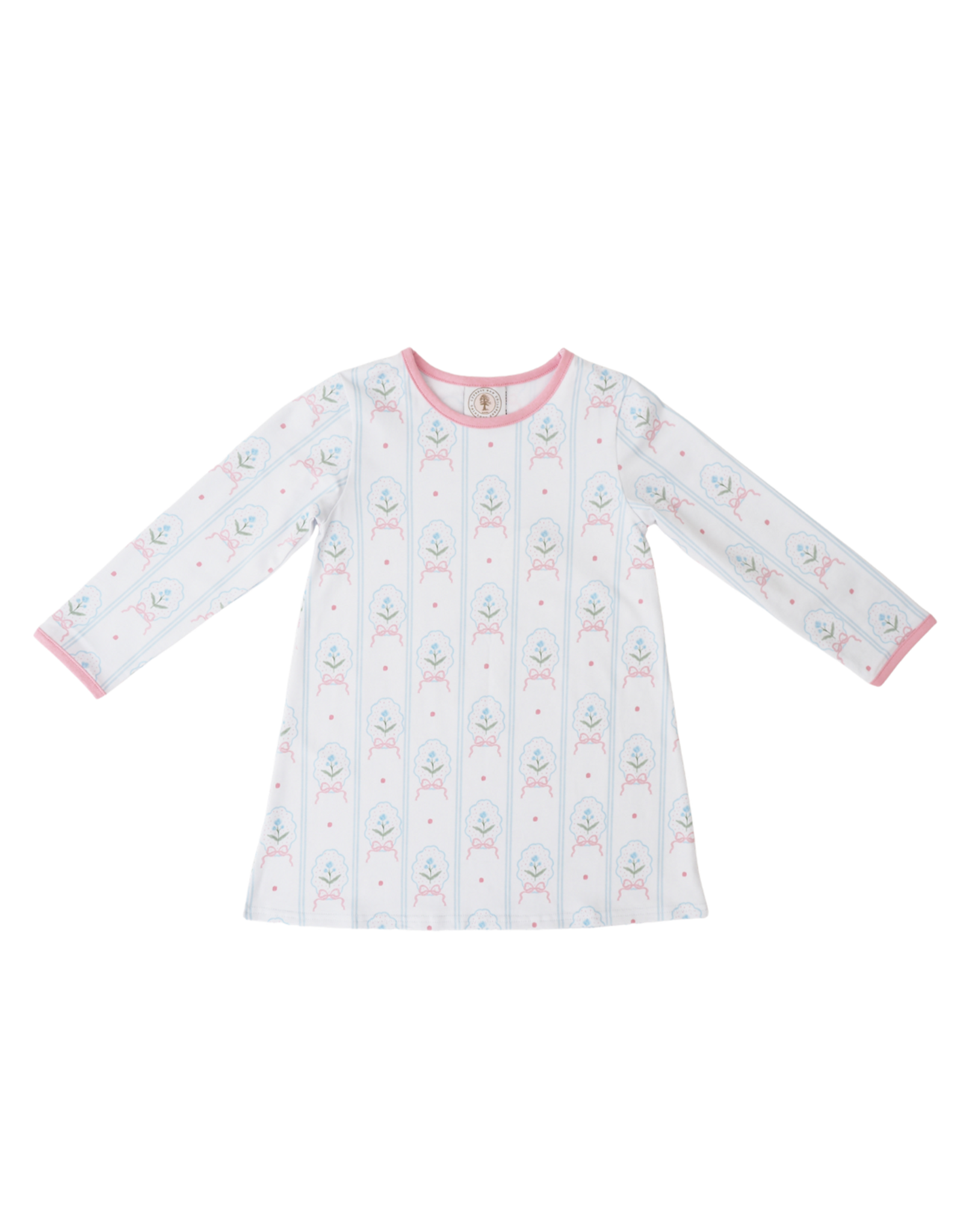 Cypress Row Susie Swing Dress LS Rose Cameo