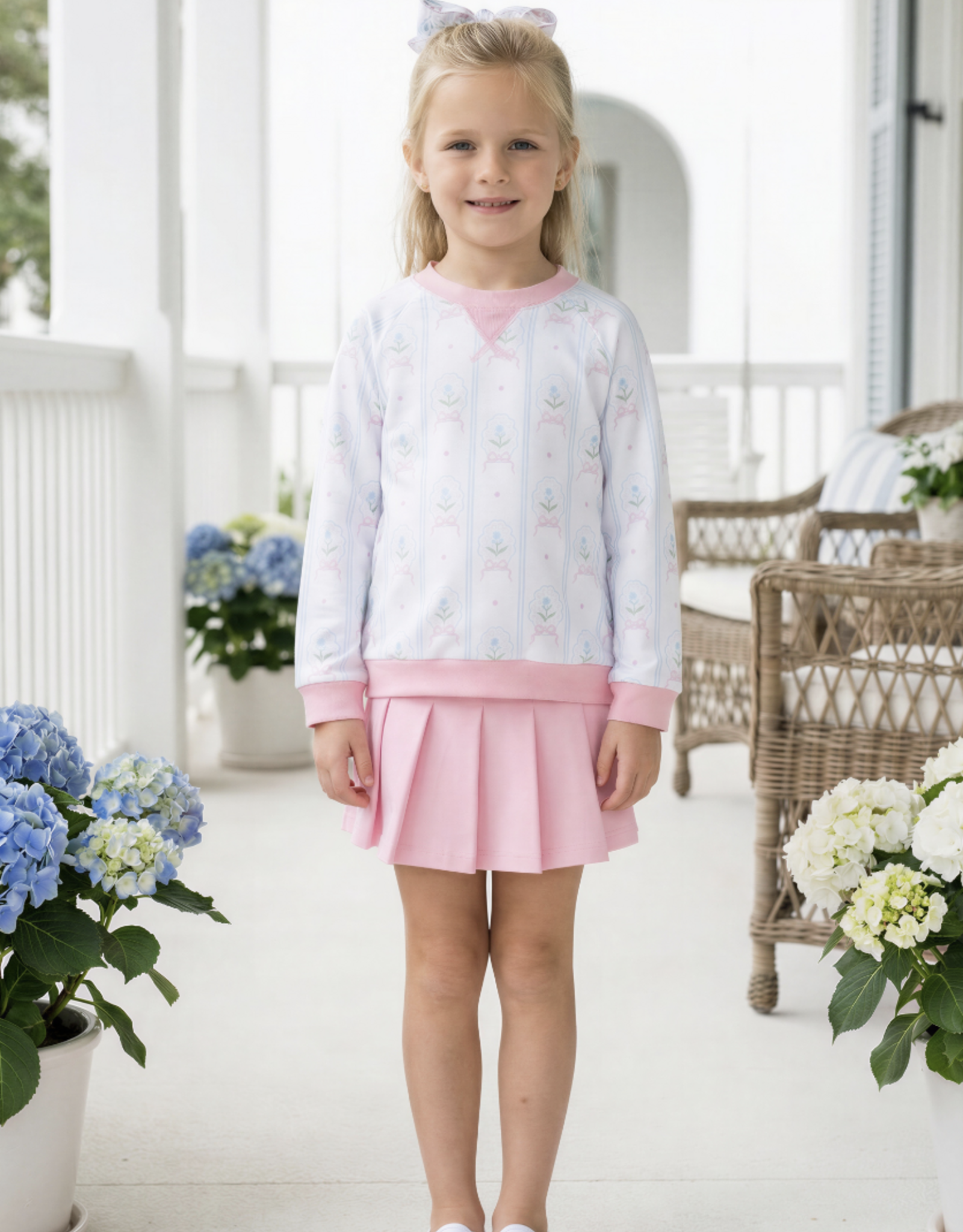 Cypress Row Palmer Pullover Rose Cameo