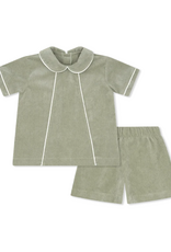 Lullaby Set Adam Short Set Sawgrass Green Corduroy