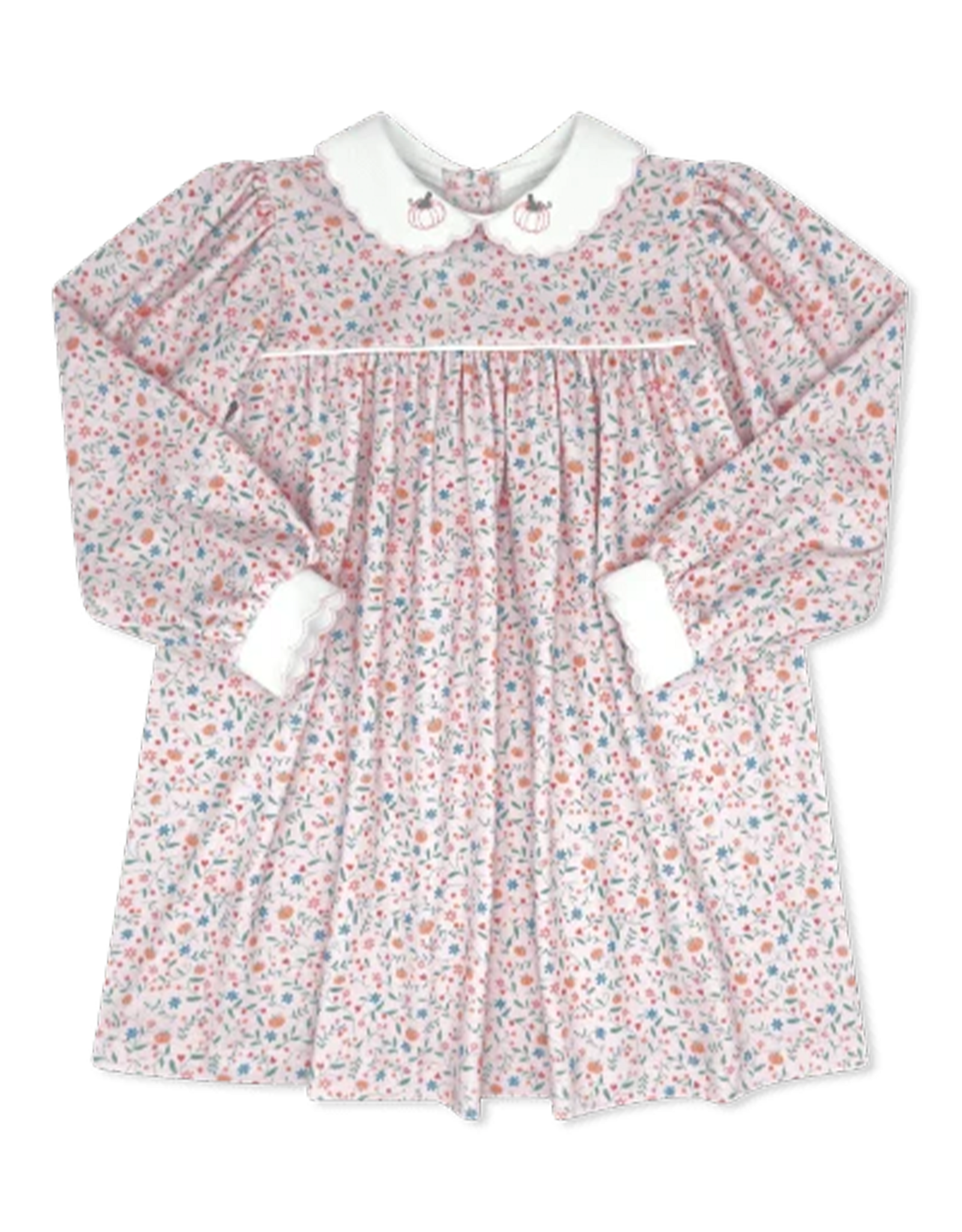 Lullaby Set Memory Making Dress Pumpkin Grove Floral