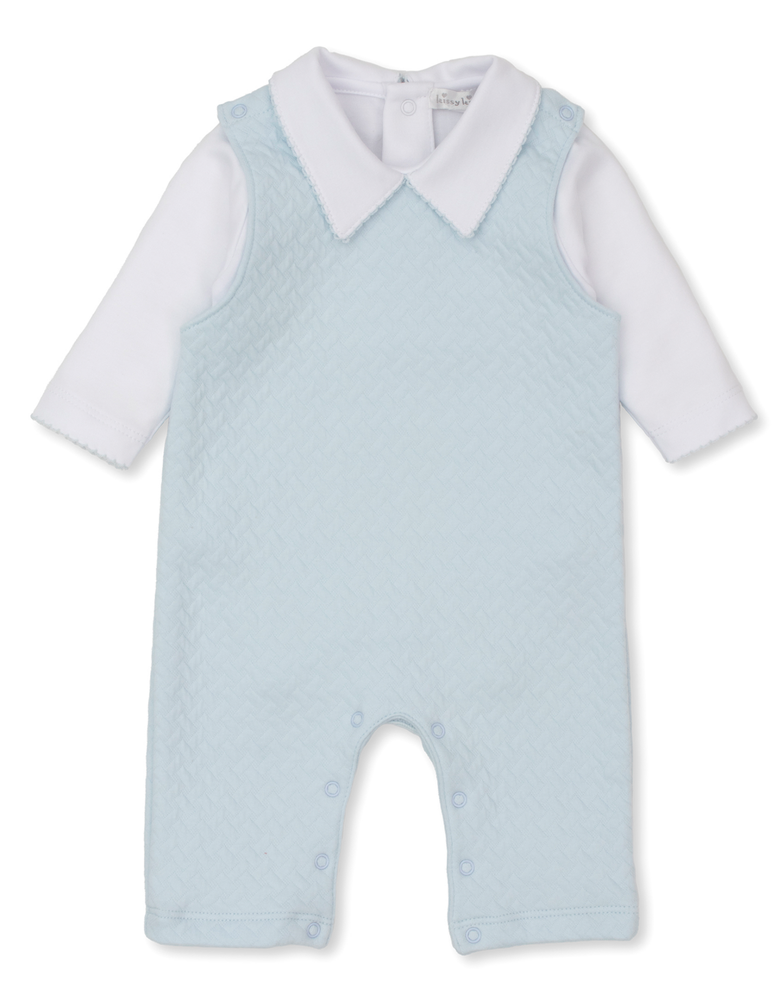 Kissy Kissy F26 Jacquard Overall Set Blue