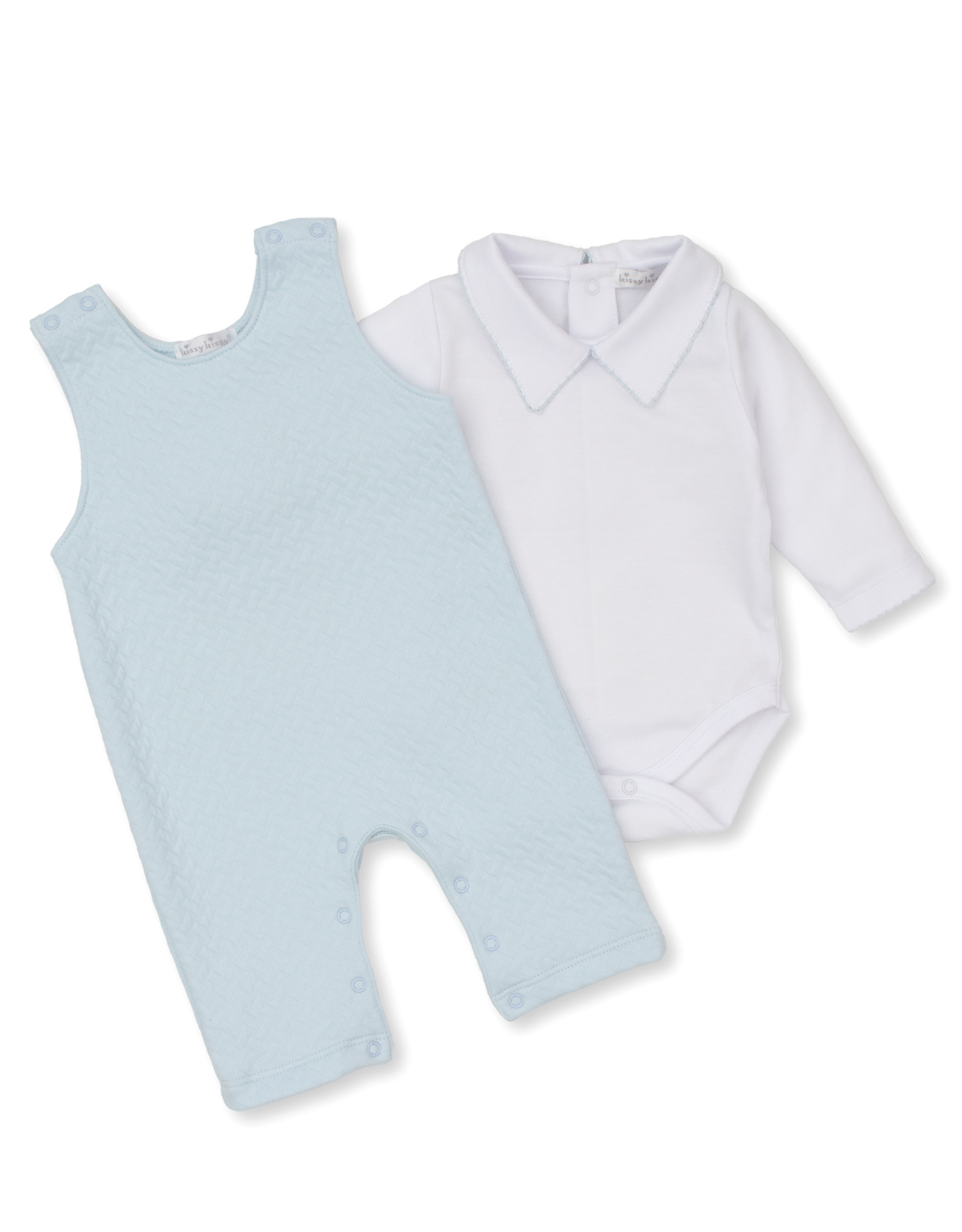 Kissy Kissy F26 Jacquard Overall Set Blue