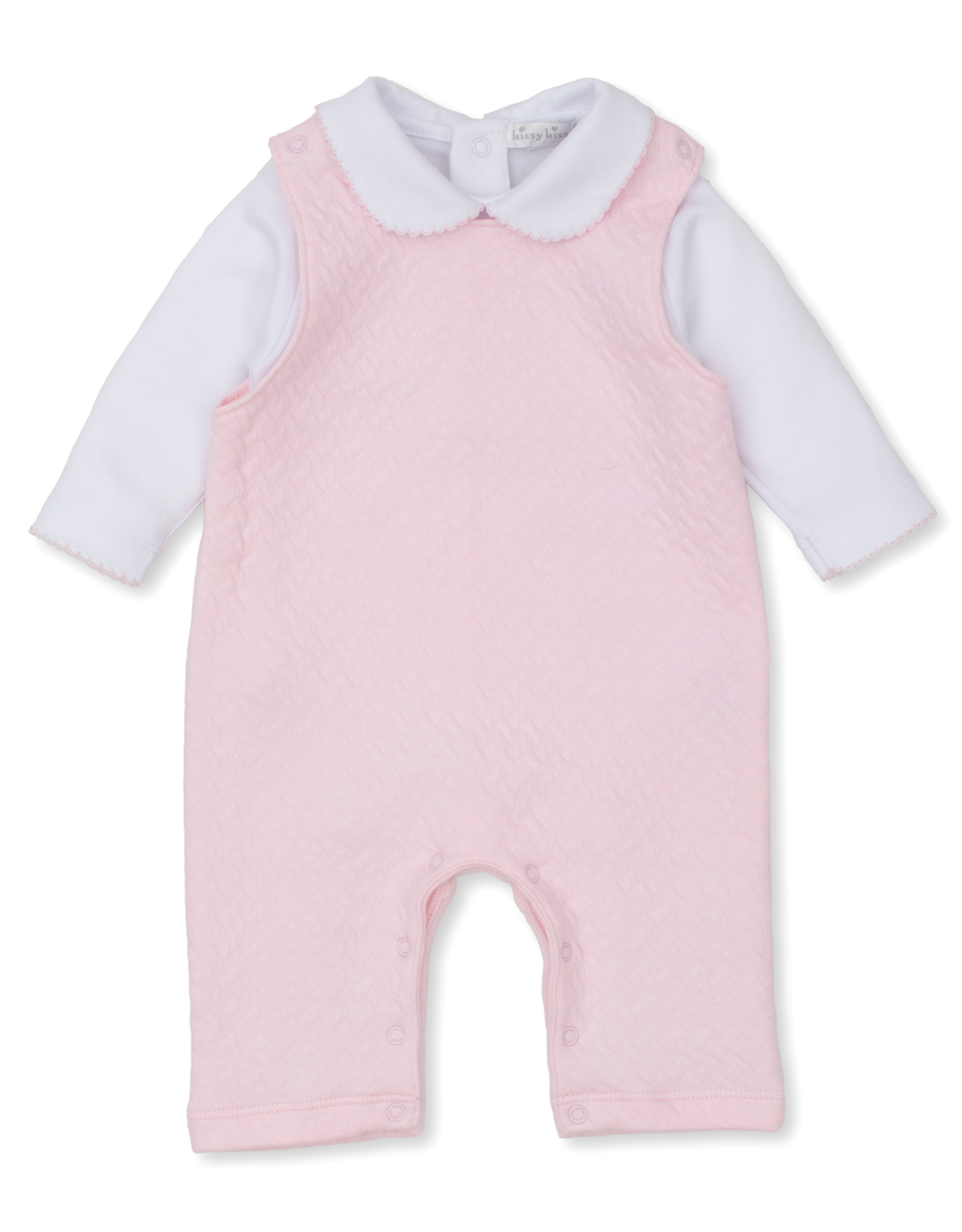 Kissy Kissy F26 Jacquard Overall Set Pink
