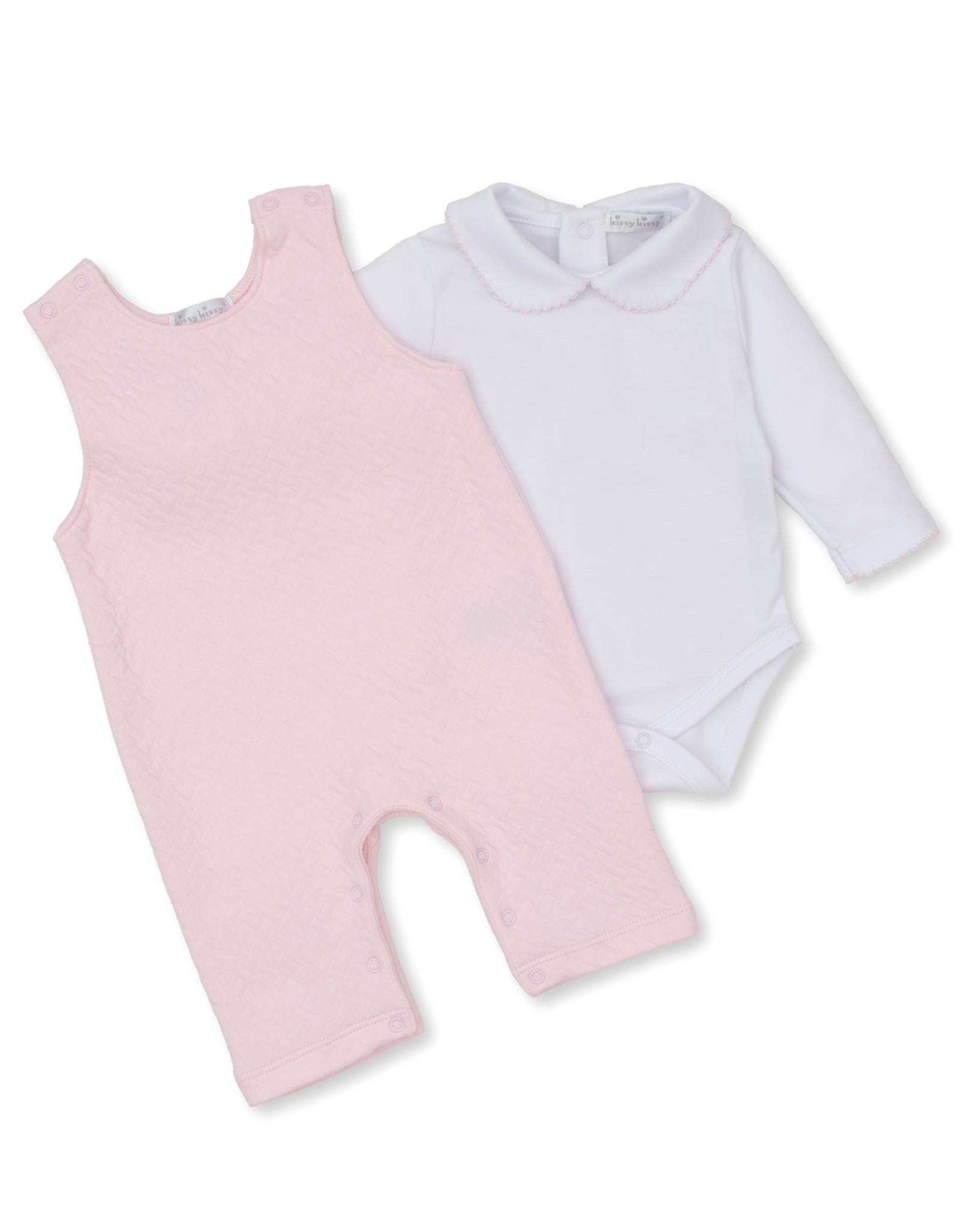 Kissy Kissy F26 Jacquard Overall Set Pink