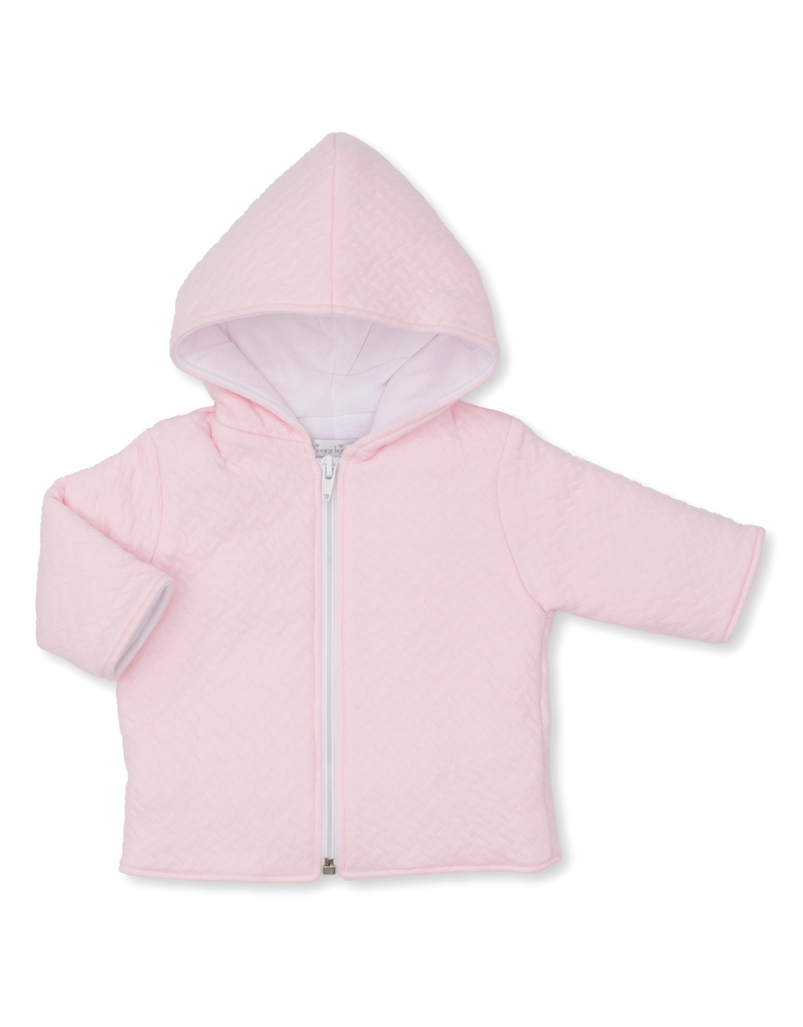Kissy Kissy F26 Jacquard Zip Jacket Pink