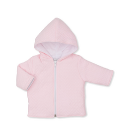 Kissy Kissy Jacquard Zip Jacket Pink