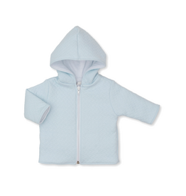 Kissy Kissy Jacquard Zip Jacket Blue