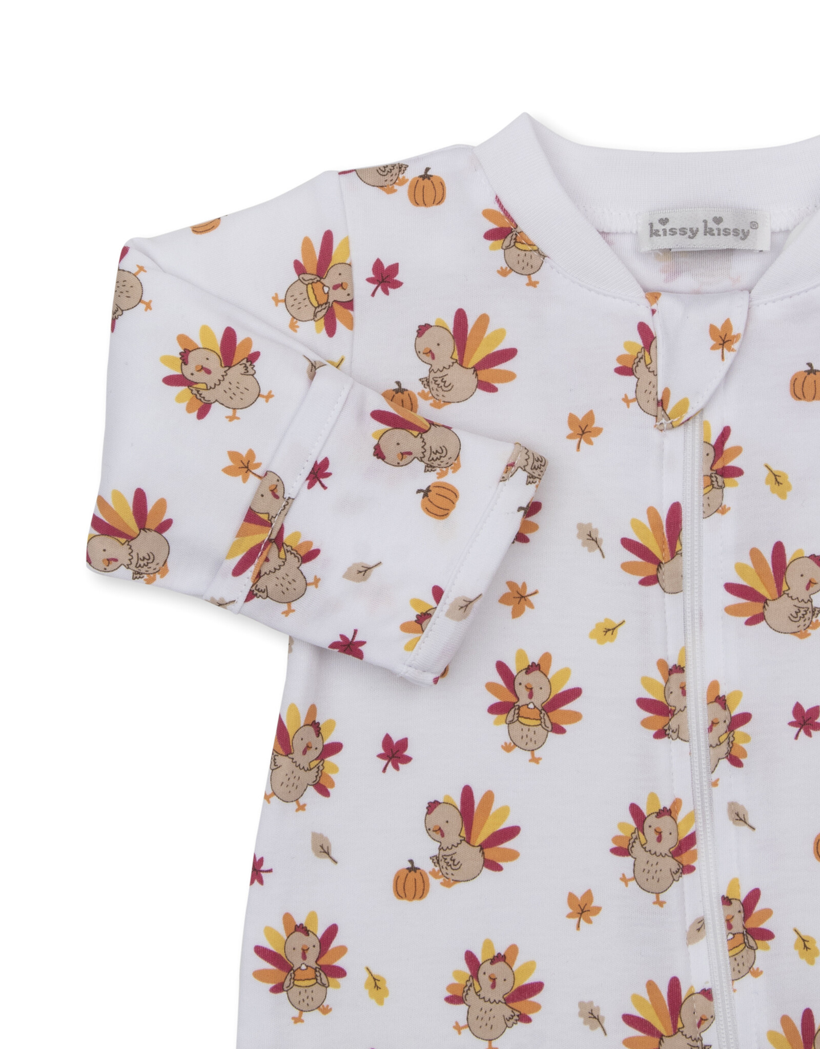 Kissy Kissy Turkey Talk Zip Footie