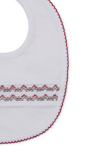 Kissy Kissy CLBF26 Holiday Medley Smocked Bib