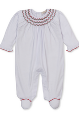 Kissy Kissy CLB26 Holiday Medley Smocked Footie