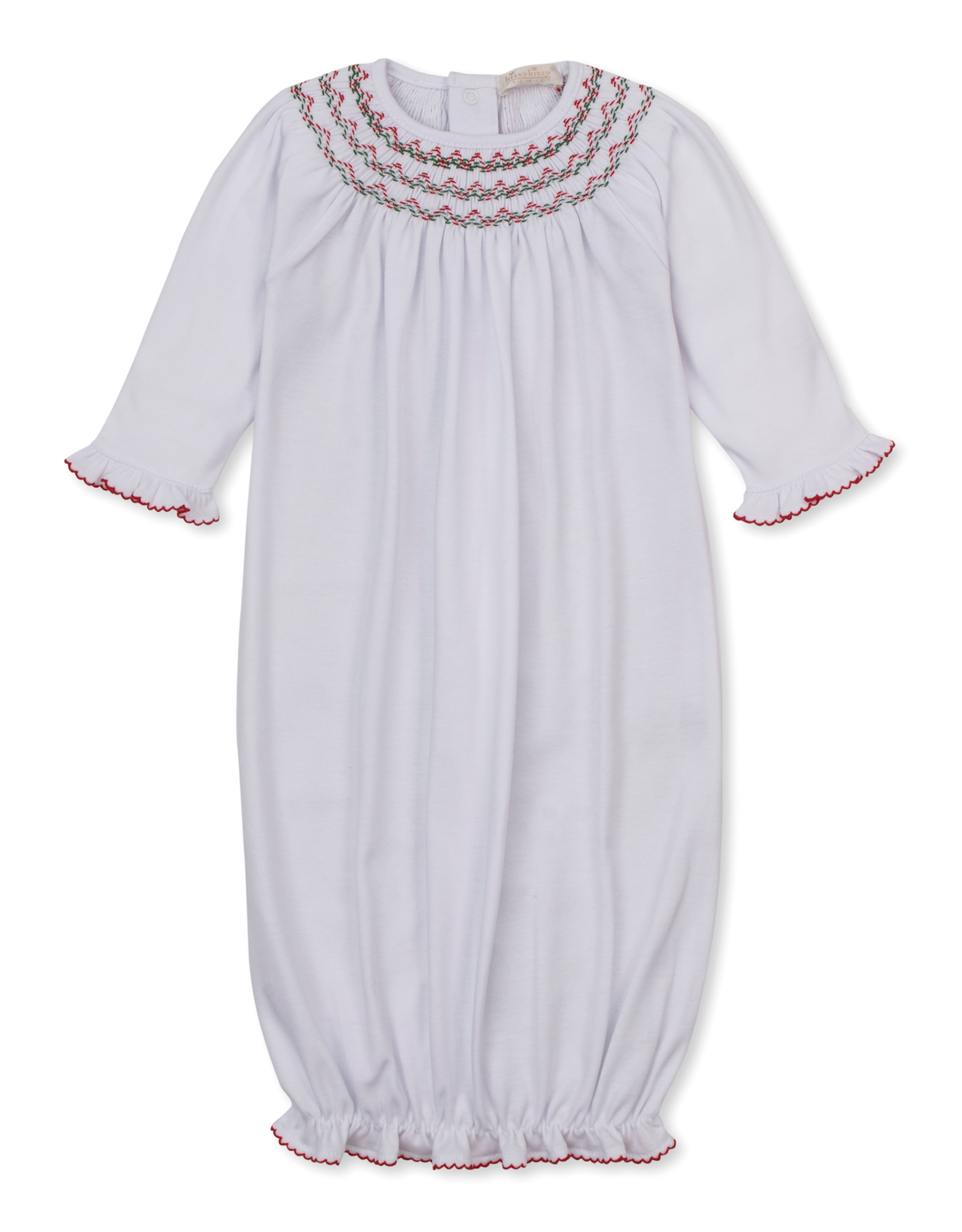 Kissy Kissy CLBF26 Holiday Medley Smocked Sack