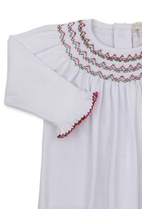 Kissy Kissy CLBF26 Holiday Medley Smocked Sack