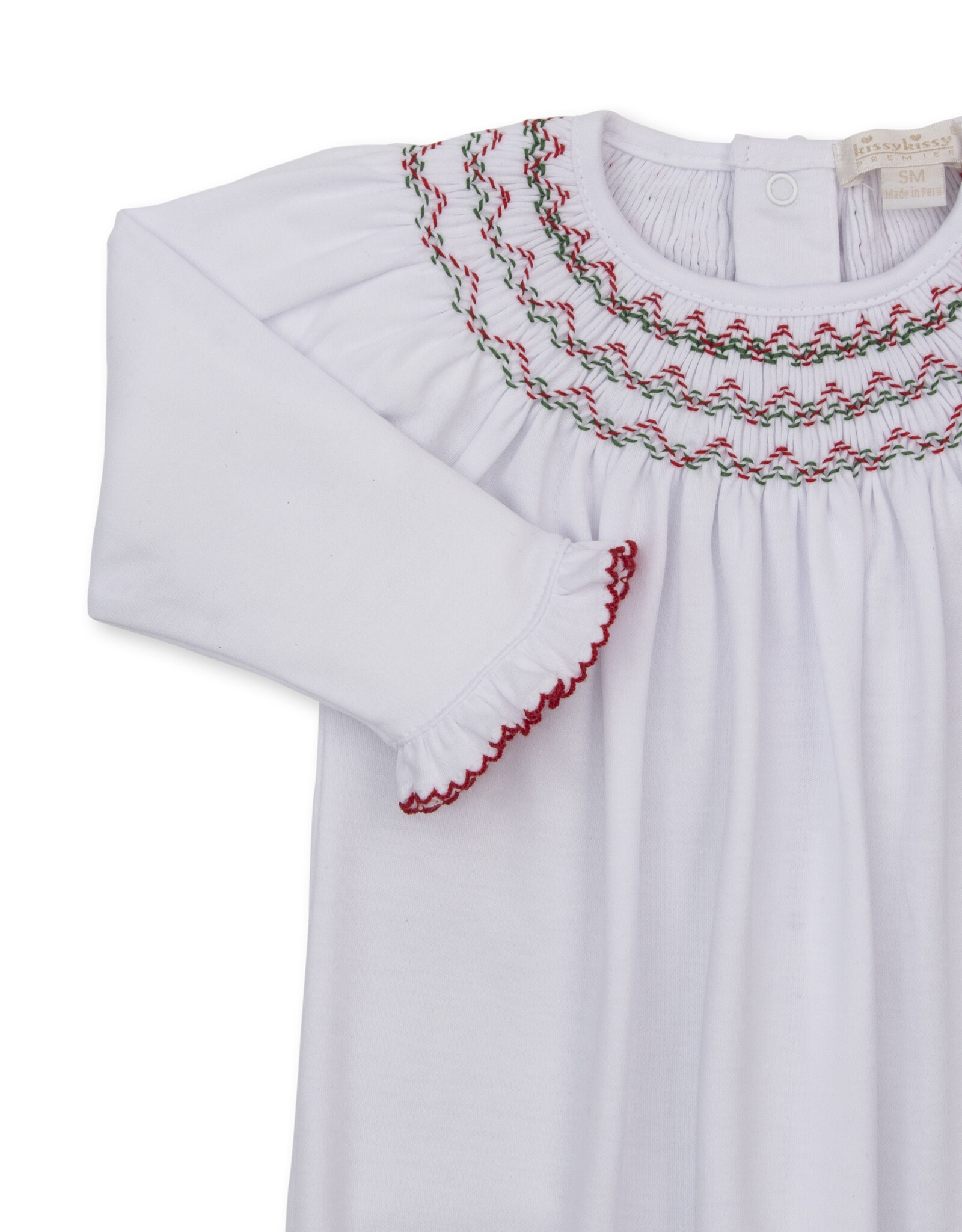 Kissy Kissy CLBF26 Holiday Medley Smocked Sack