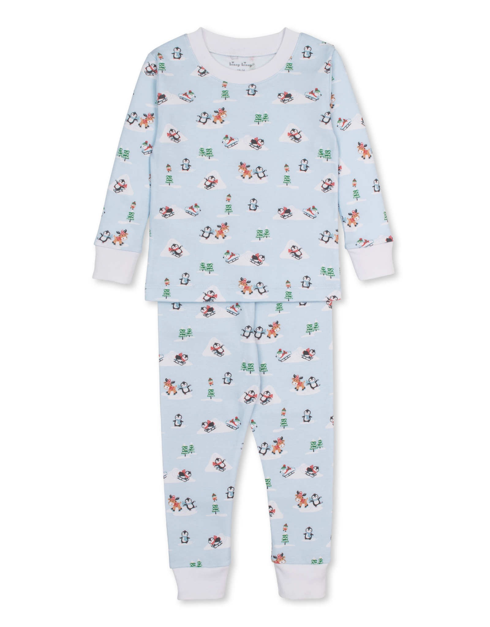 Kissy Kissy Snow Slides 2pc PJ BLUE
