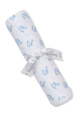 Kissy Kissy Gingham Rockers Blanket BLUE