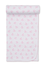 Kissy Kissy Gingham Rockers Blanket PINK