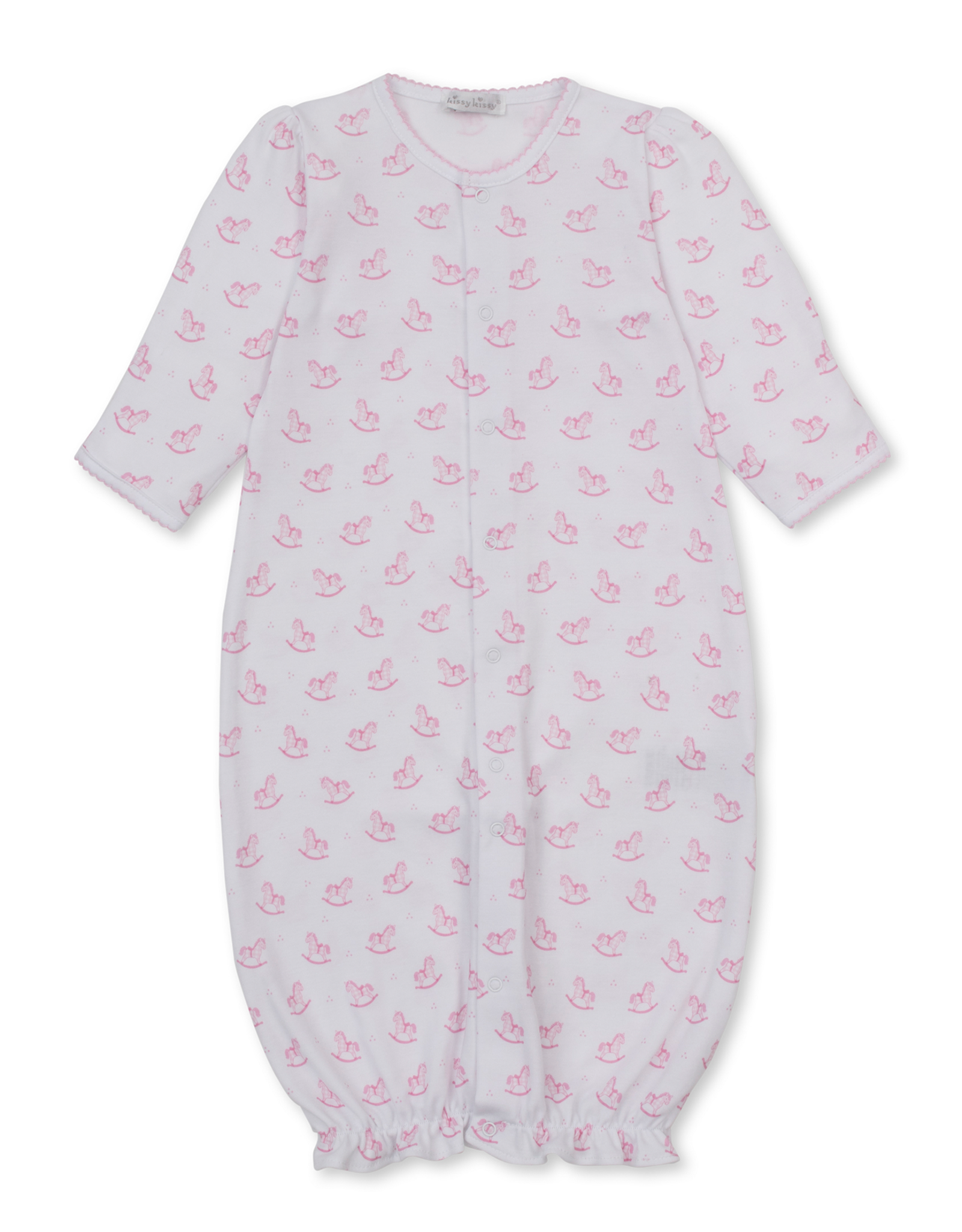 Kissy Kissy Gingham Rockers Converter Gown PINK