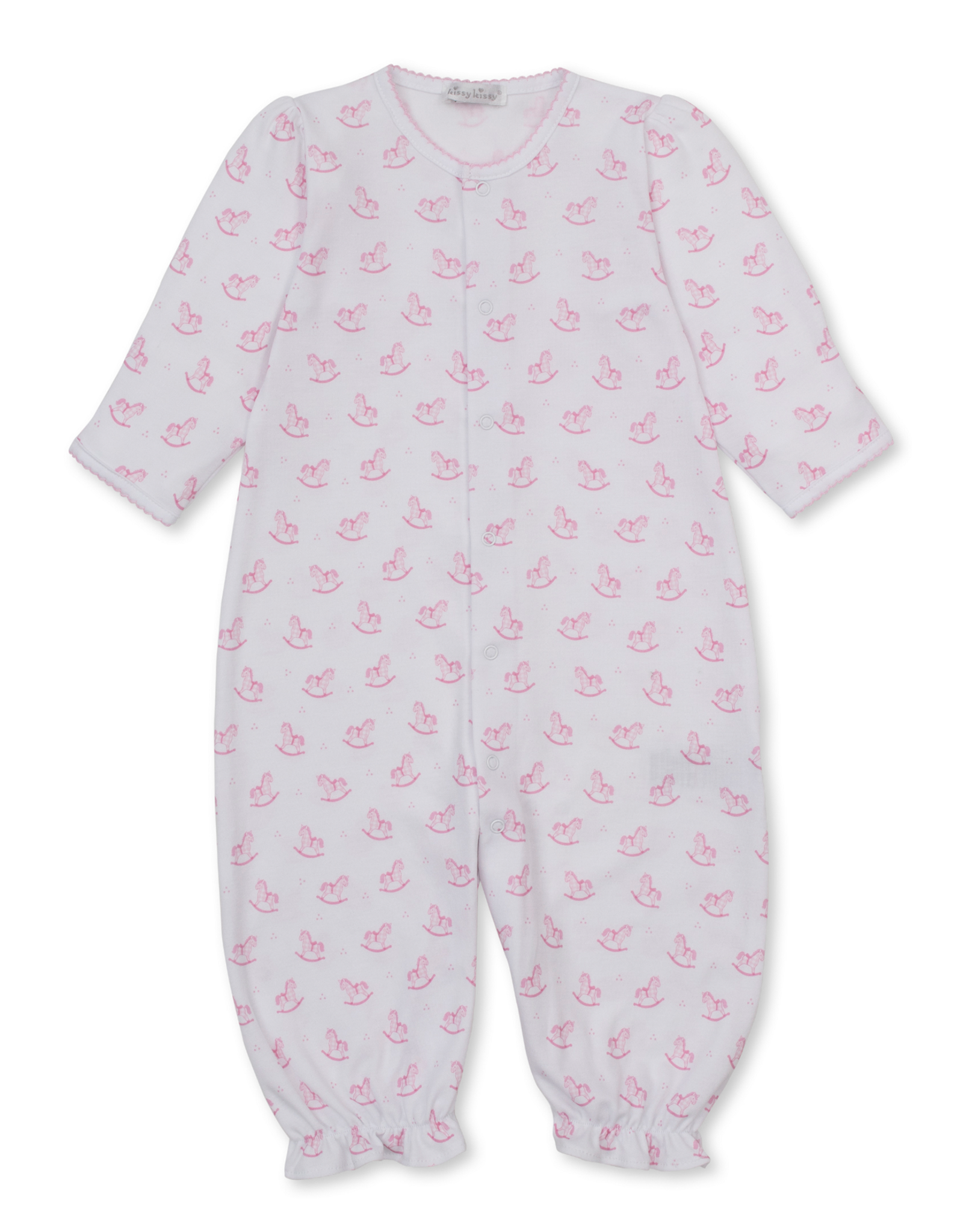 Kissy Kissy Gingham Rockers Converter Gown PINK