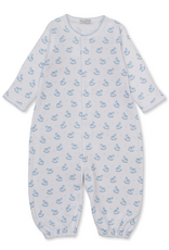 Kissy Kissy Gingham Rockers Converter Gown BLUE