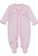 Kissy Kissy Gingham Rockers Stripe Footie PINK