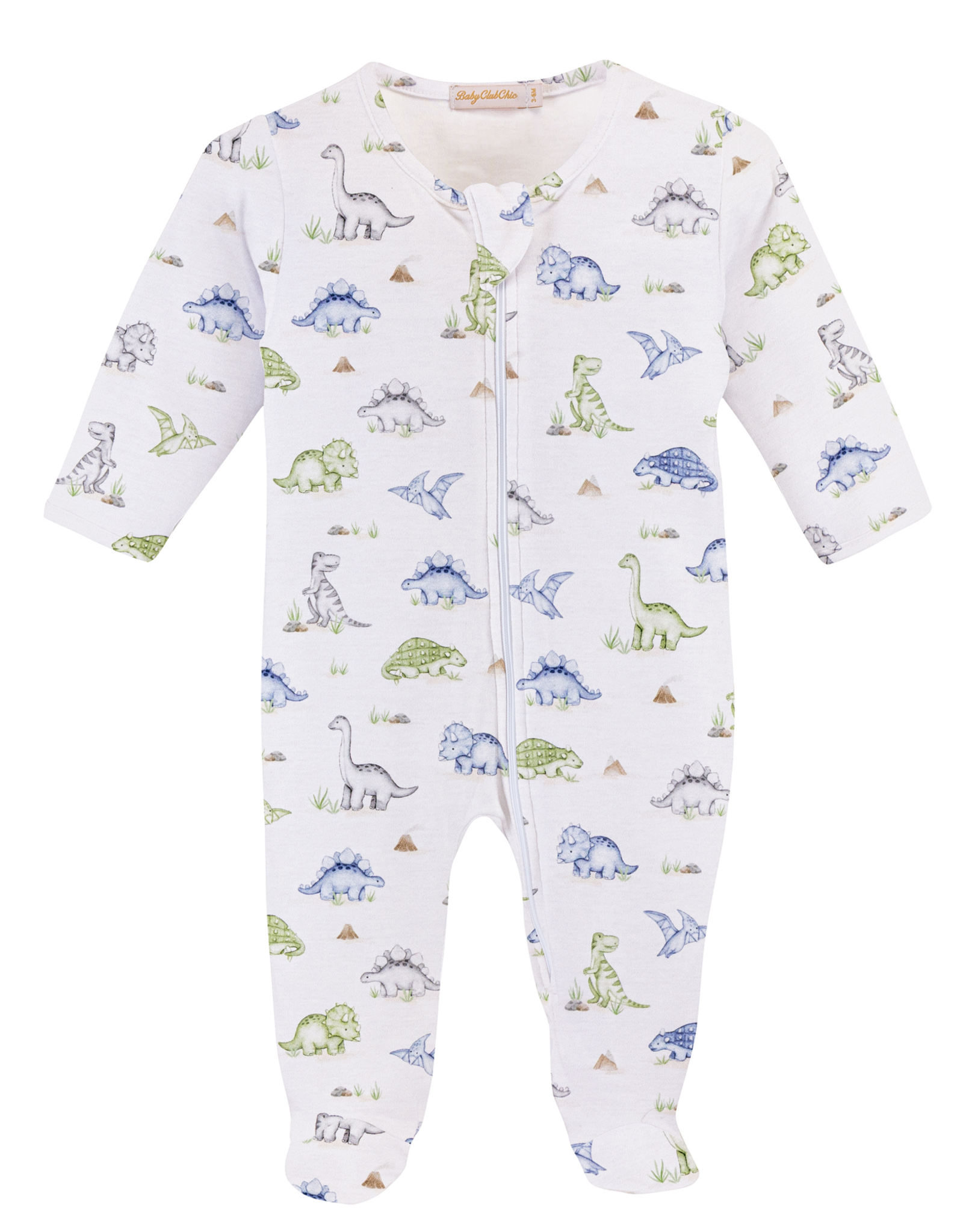 Baby Club Chic BCCF26 Cute Roars Zipped Footie