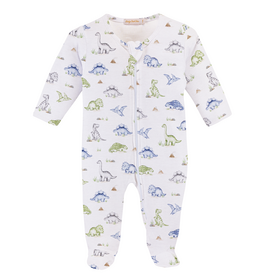 Baby Club Chic Cute Roars Zipped Footie