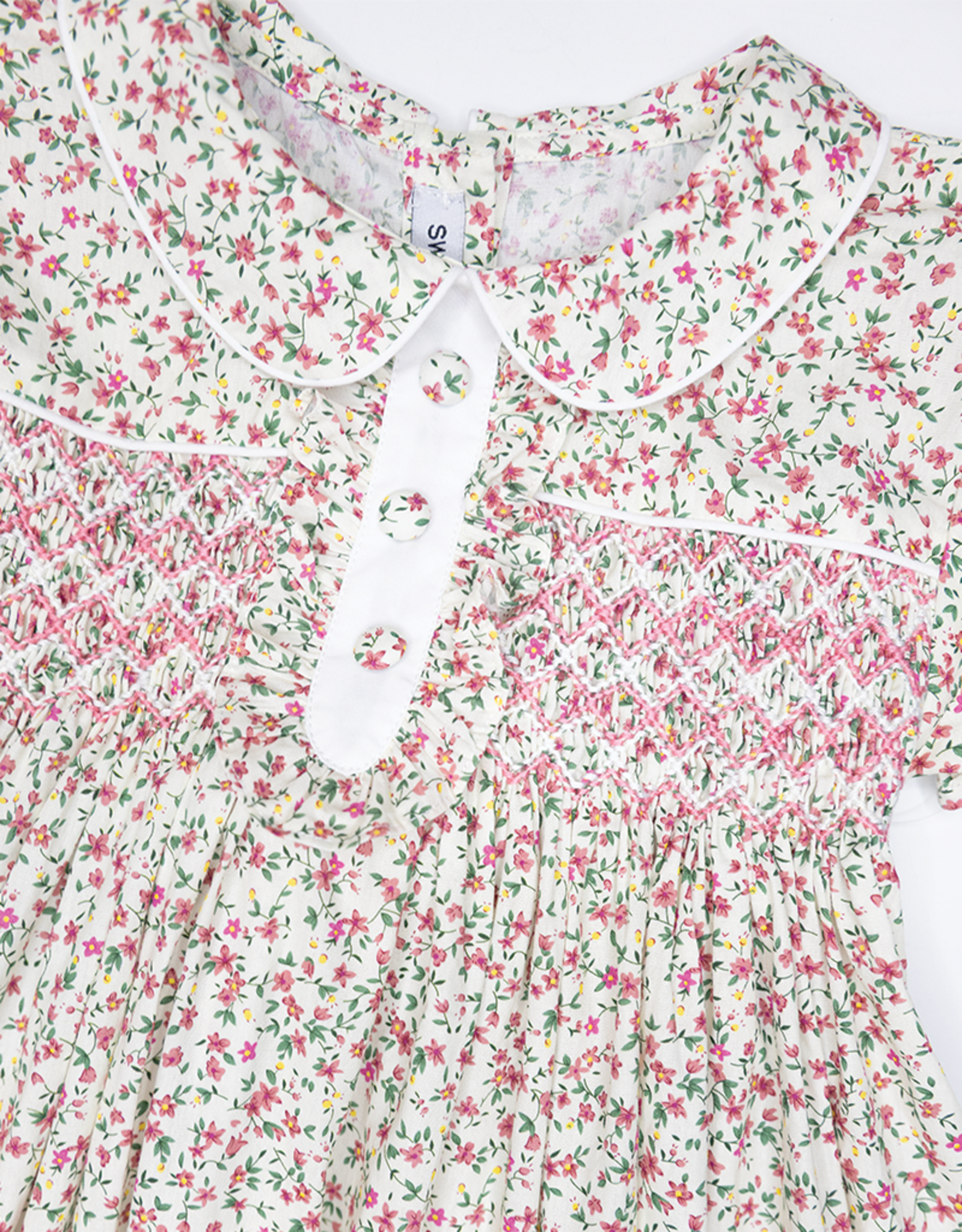 Sweet Dreams NHC203 Samantha Floral Smocked Dress