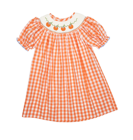 Sweet Dreams Pumpkin Smocked Dress