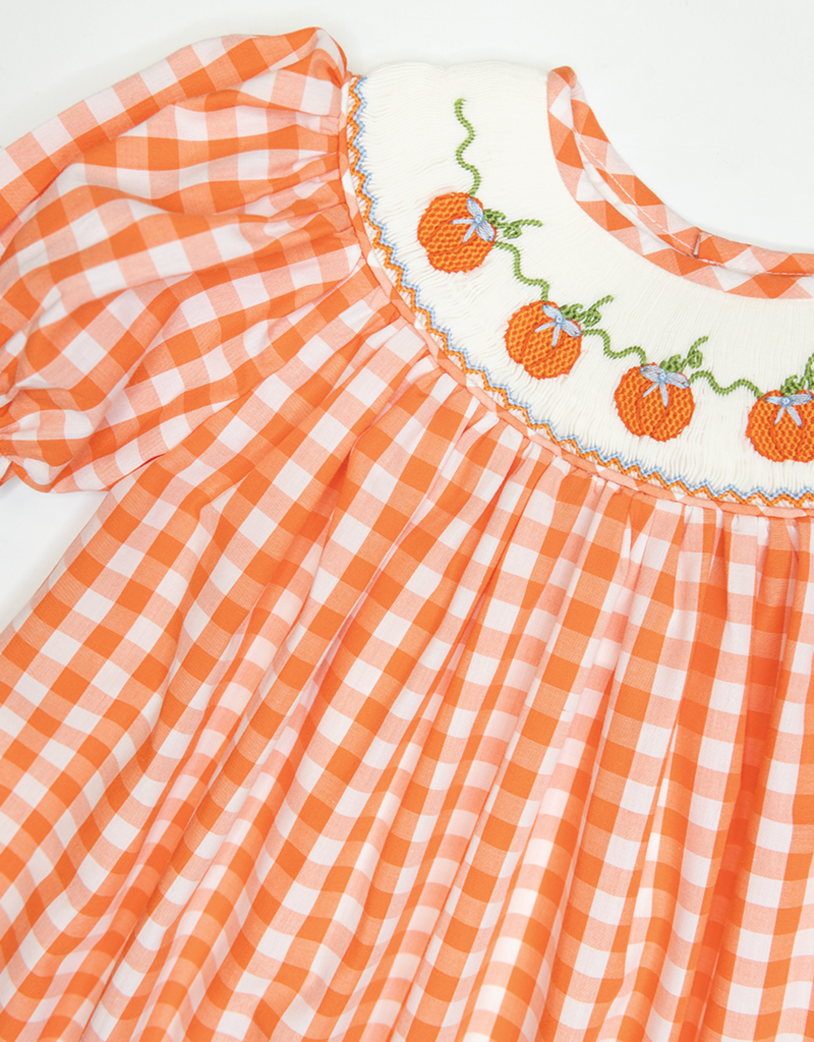 Sweet Dreams MT176 Pumpkin Smocked Dress