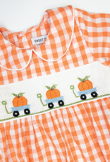 Sweet Dreams MT177 Pumpkin Smocked BOY Bubble