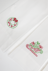 Sweet Dreams TT1480 Christmas White Pleated Dress