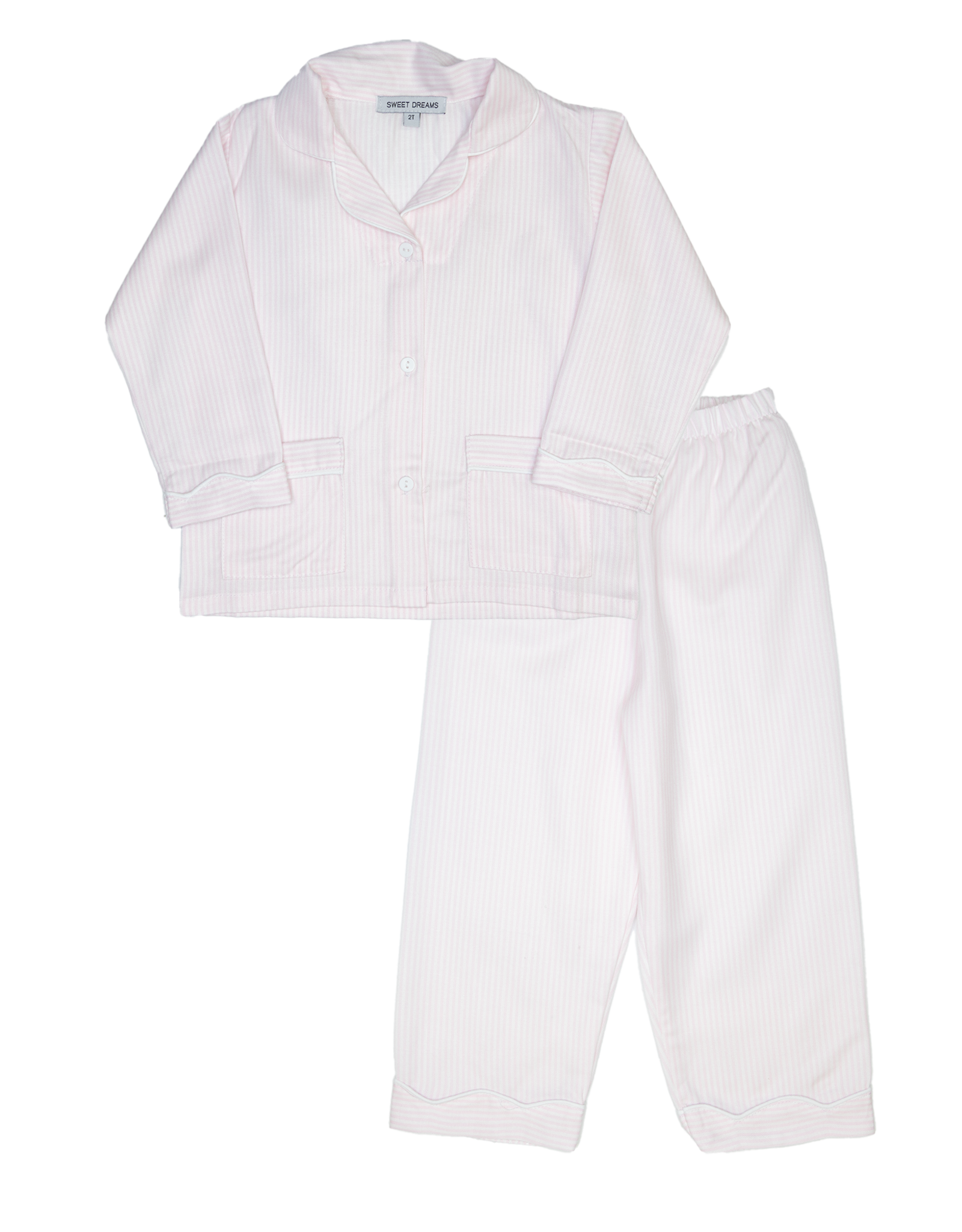 Sweet Dreams PJ136 Pink Stripe Long PJ