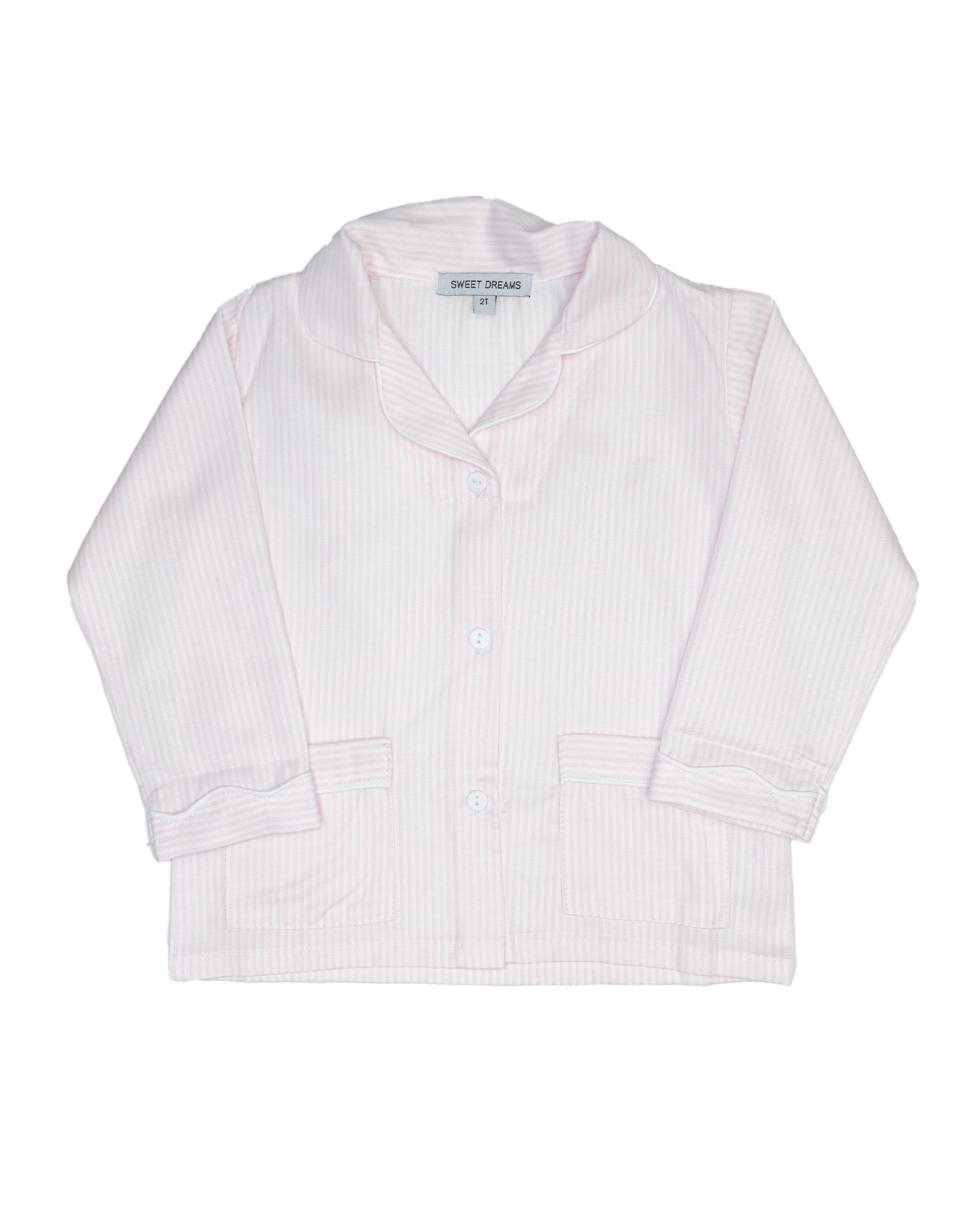 Sweet Dreams PJ136 Pink Stripe Long PJ