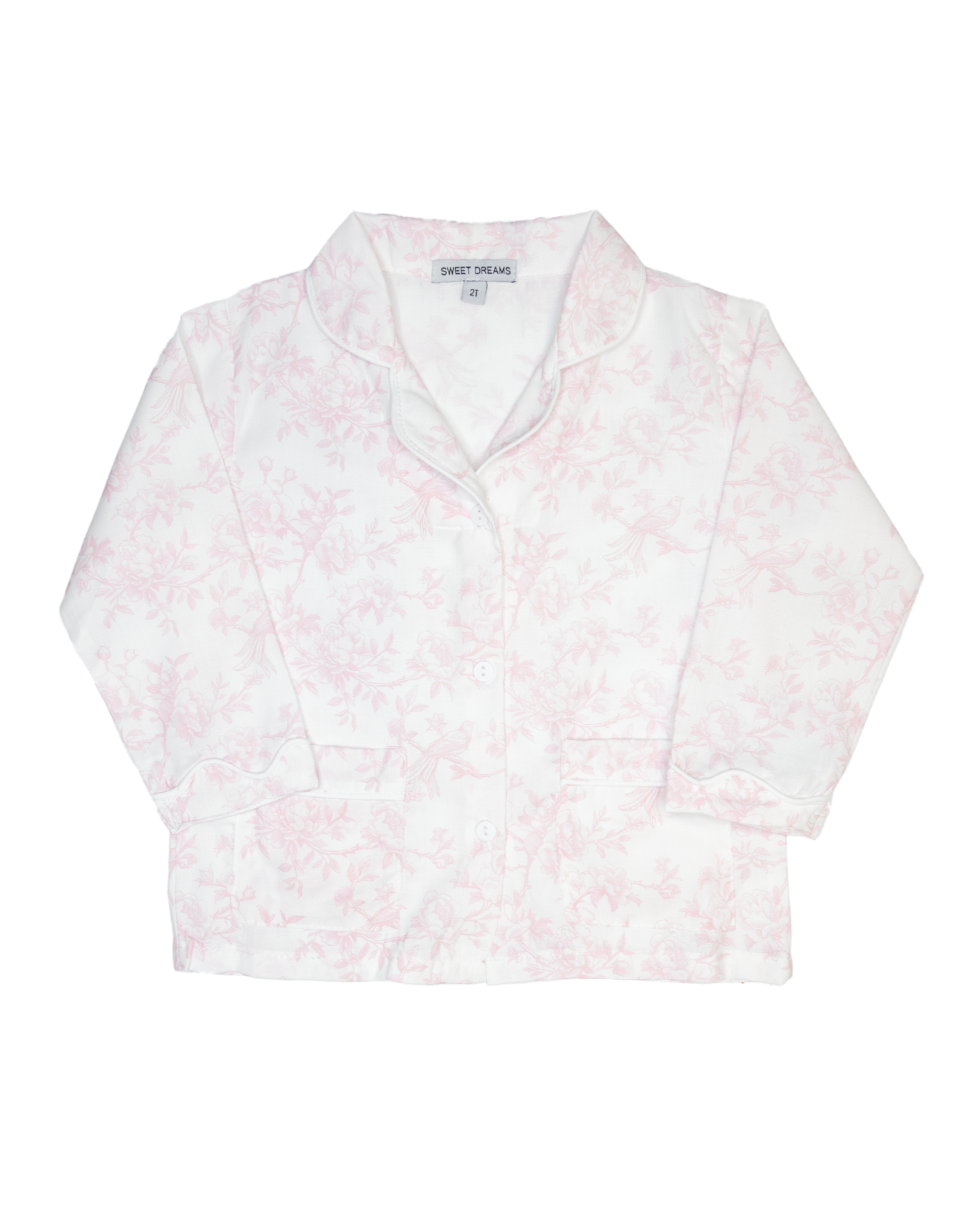 Sweet Dreams PJ283 Pink Victoria Toile Long PJ