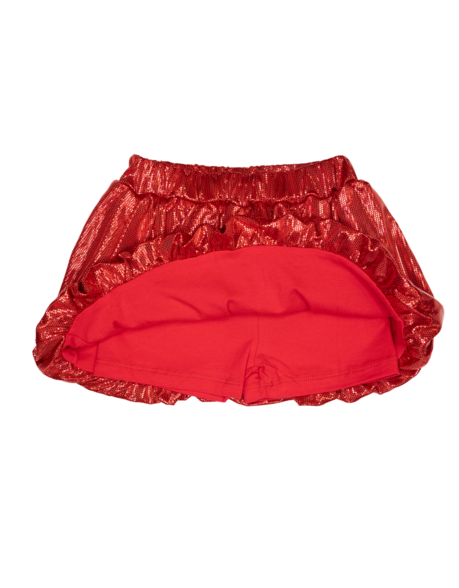 Emma Jean 1035 Gracie Bubble Skort Red Sparkle