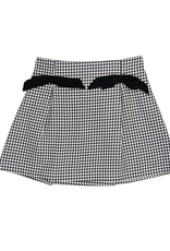 Emma Jean 1027 Brooklyn Skirt Set Burgundy/Black