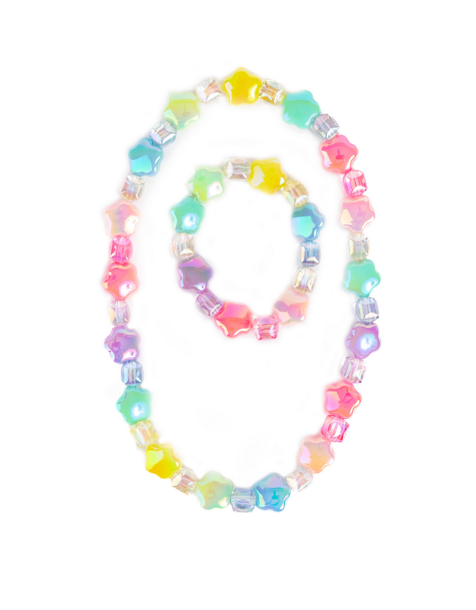 GreatPretenders 86180 Wish Upon a Rainbow Star Necklace & Bracelet