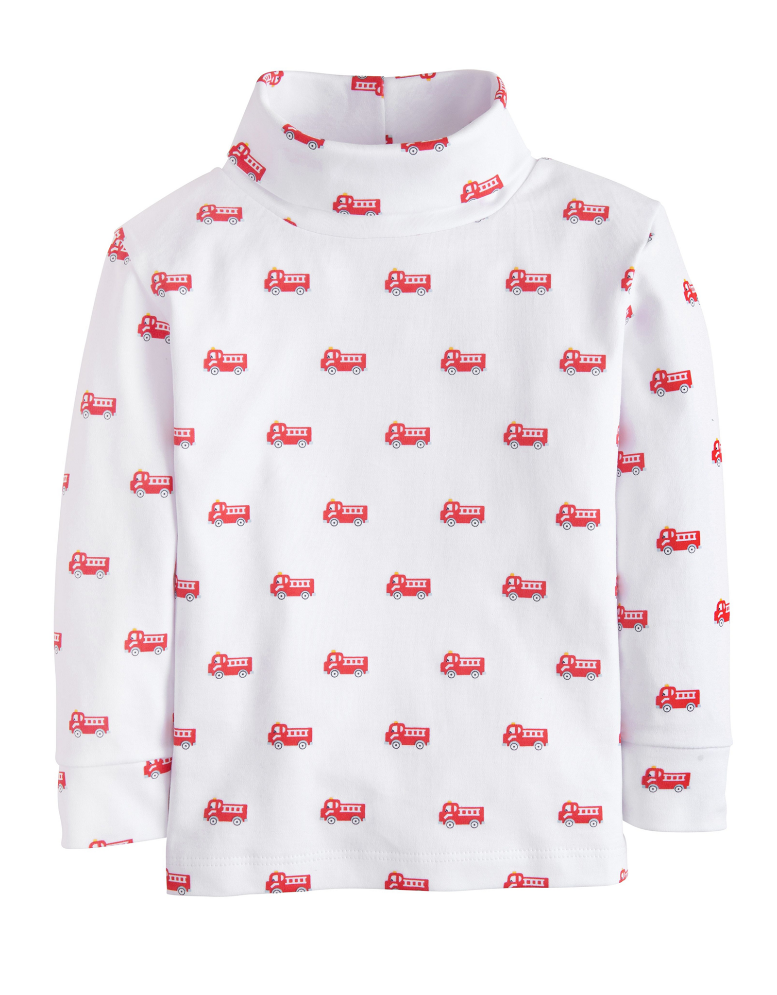 Little English LEF26 Firetrucks Turtleneck