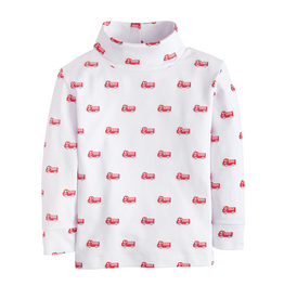 Little English Firetrucks Turtleneck
