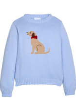 Little English LEF26 Intarsia Sweater Seated Lab